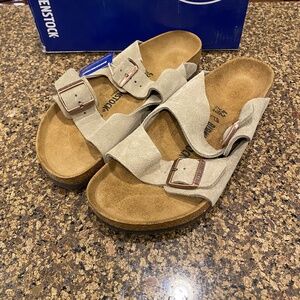 Birkenstock Arizona BS EU42R Taupe Suede P167